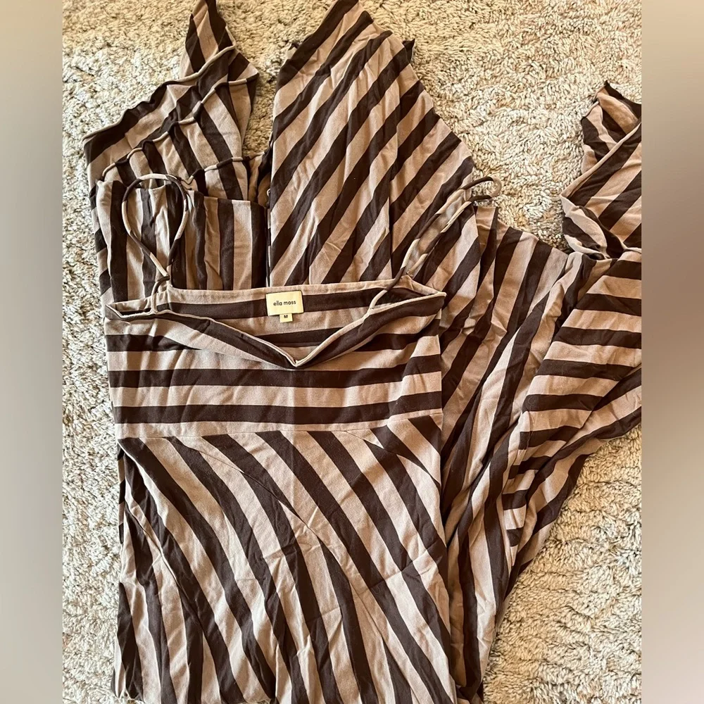 90s Ella Moss striped dress Sex & the City - Picture 2 of 5